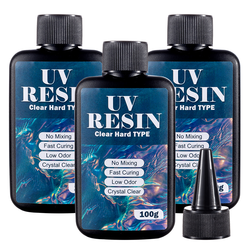 Resin Jewelry Kit - เรซิ่น UV ชนิดแข็ง 100/200/300 กรัม ใสเหมือนคริสตัล