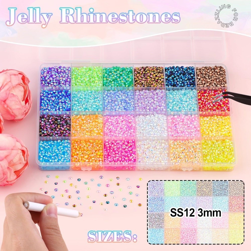 ชุดเรซินเพชรหลากสี ขนาดผสม ระย - Resin Jewelry Kit บทวิจารณ์และราคา