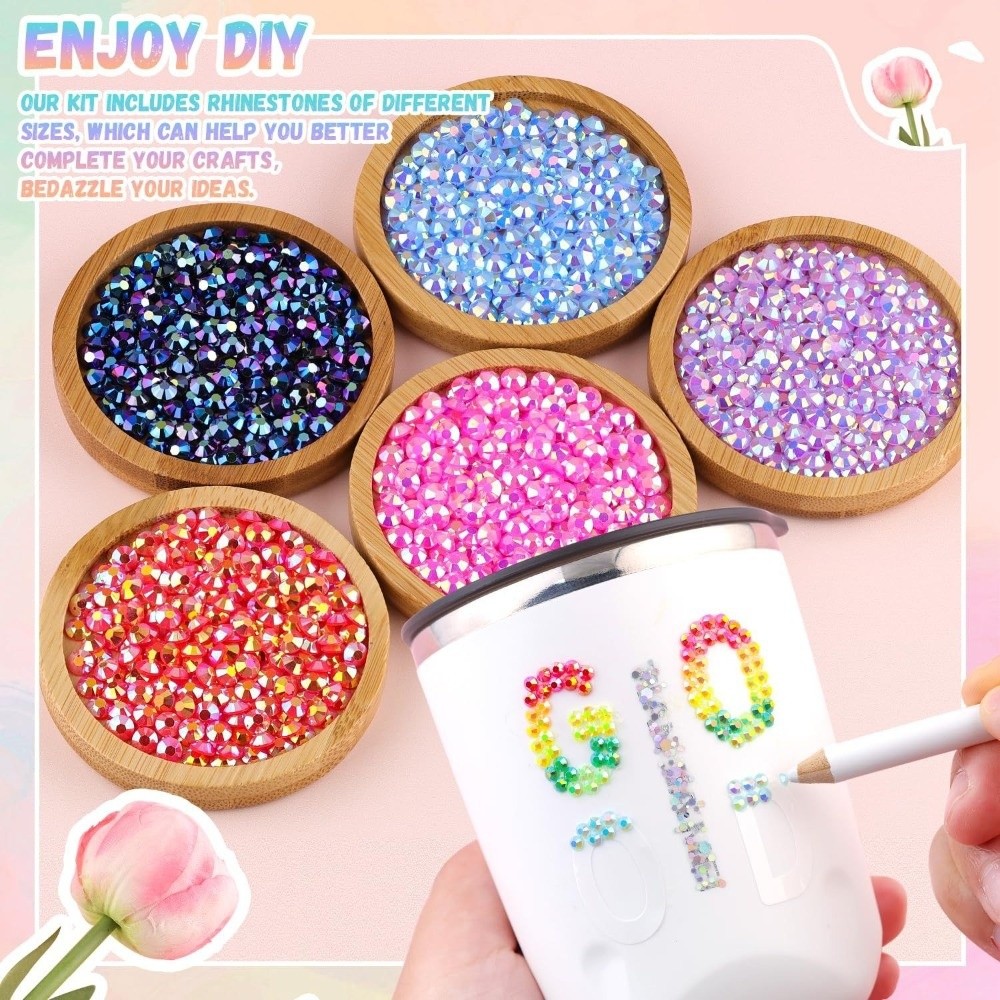ชุดเรซินเพชรหลากสี ขนาดผสม ระย - Resin Jewelry Kit บทวิจารณ์และราคา
