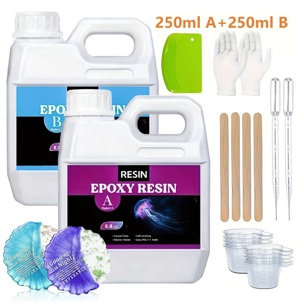 ชุดเรซินหล่อใส 125 มล./250 มล. - Resin Jewelry Kit บทวิจารณ์และราคา