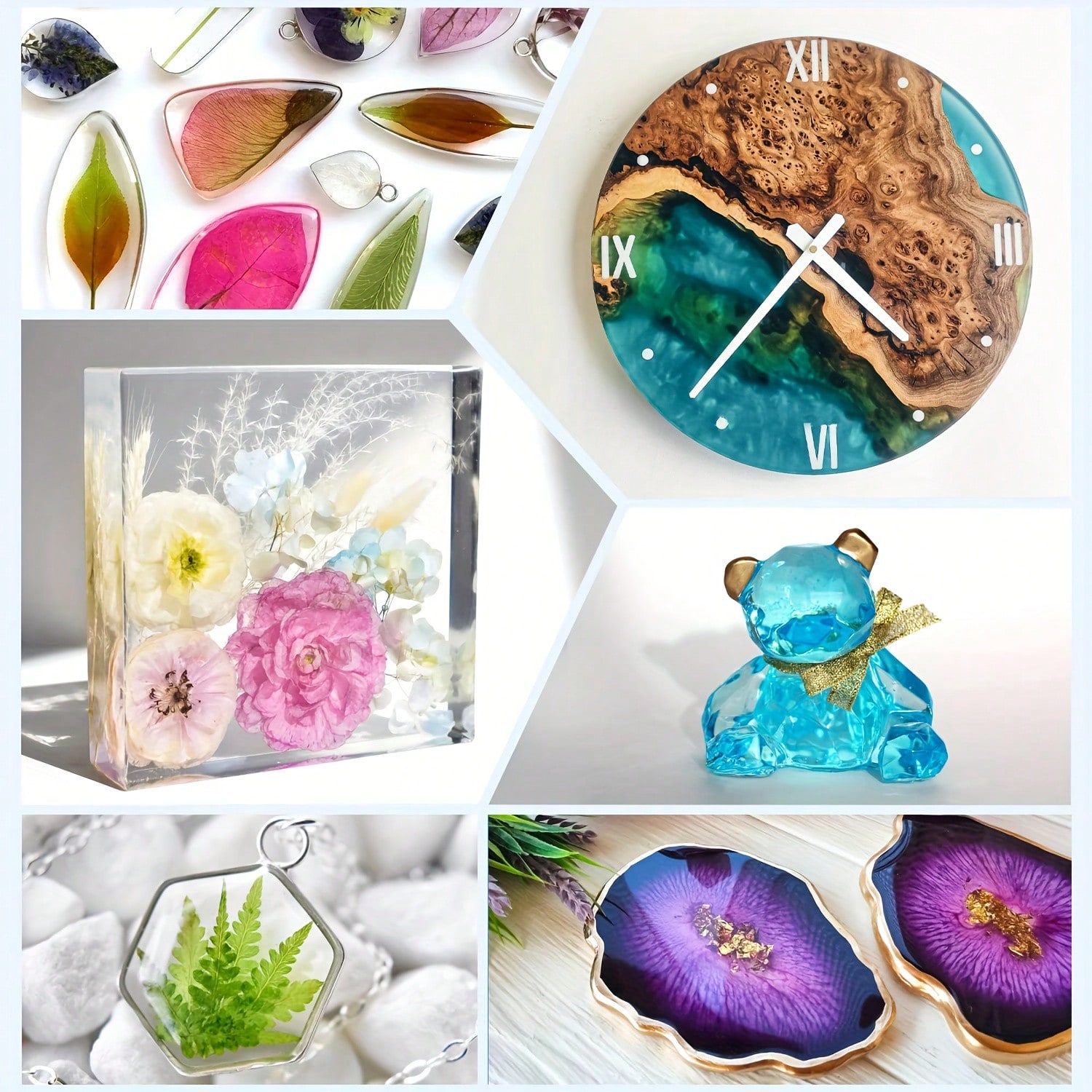 ชุดเรซินหล่อใส 125 มล./250 มล. - Resin Jewelry Kit บทวิจารณ์และราคา