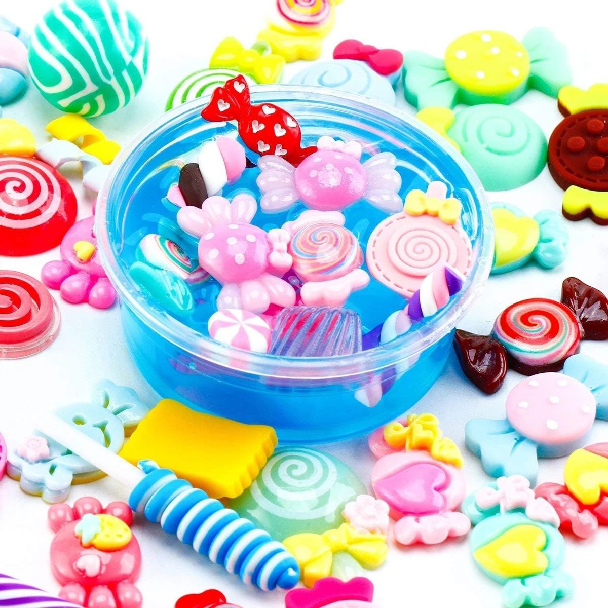 30pcs สุ่ม Candy Slime Charms  - Resin Crafts Diy บทวิจารณ์และราคา