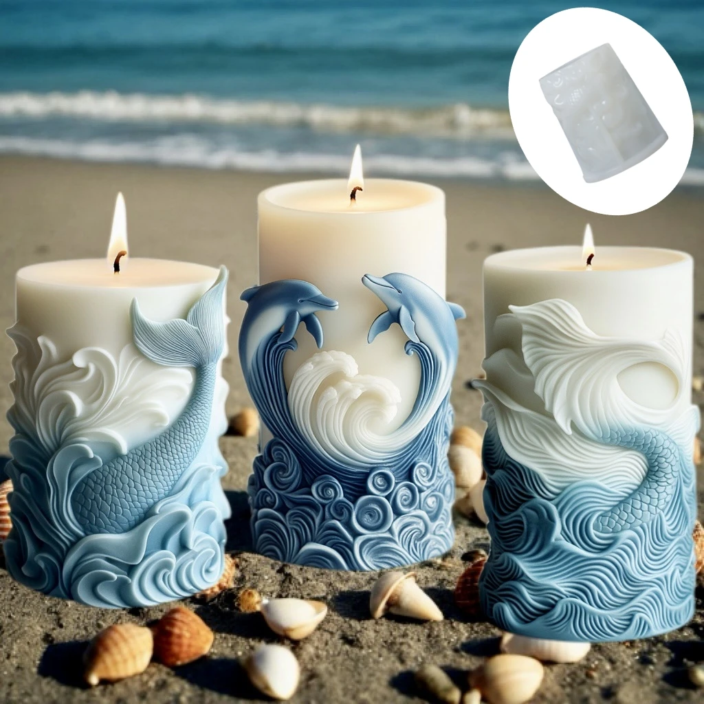 แม่พิมพ์ซิลิโคนทำจากโฟมรูปทรงค - Resin Ocean Wave Mold บทวิจารณ์และราคา